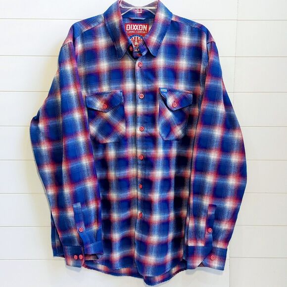 Dixxon Flannel Co. "The Glory" Flannel Shirt Men's XL Long Sleeve Biker USA Rare - Picture 1 of 10